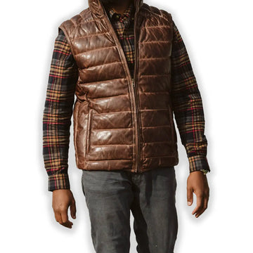 Men Leather Vest The Jacket Makers