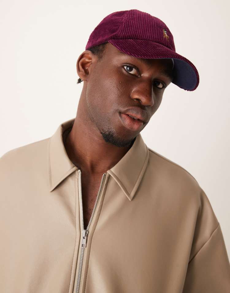 Original Leather Harrington Jacket – Beige Boxy Oversized Fit | Cowskin Jackets