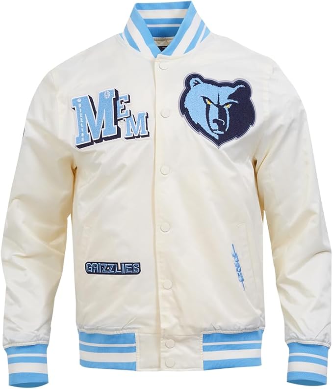 Memphis Grizzlies Mens NBA Best Of Satin Jacket