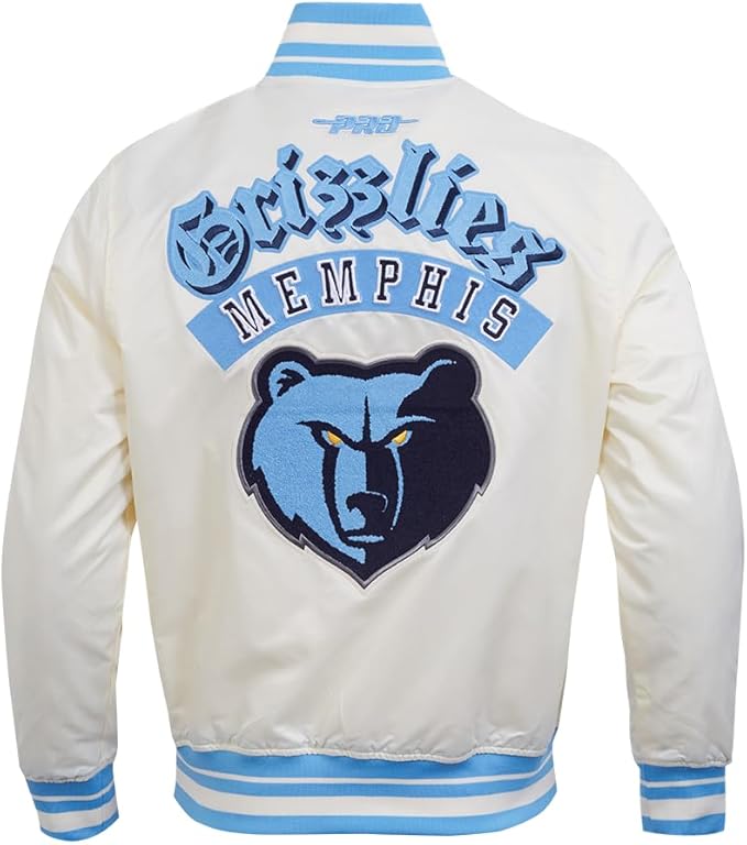 Memphis Grizzlies Mens NBA Best Of Satin Jacket