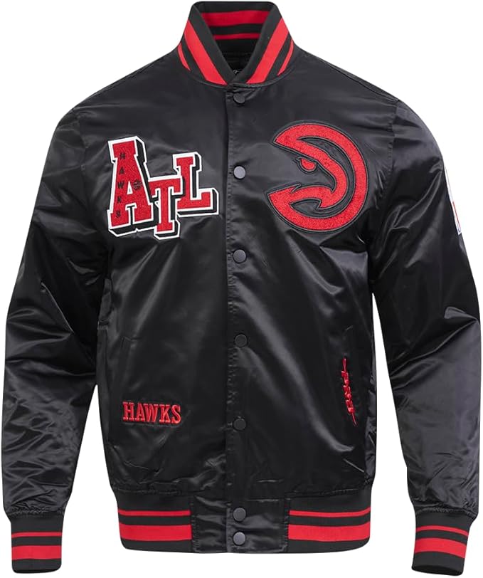 Atlanta Hawks Mens NBA Best Of Satin Jacket