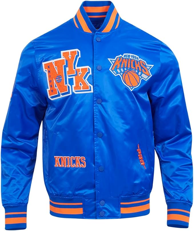 New York Knicks Mens NBA Best Of Satin Jacket