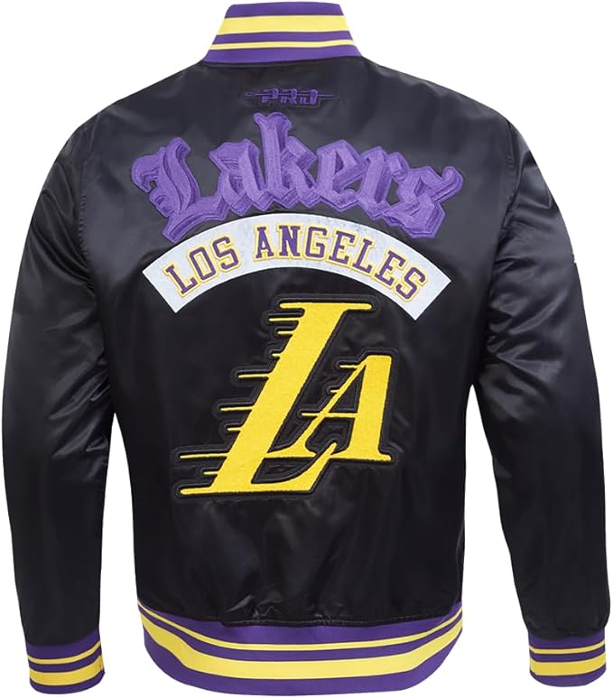 Los Angeles Lakers Mens NBA Best Of Satin Jacket