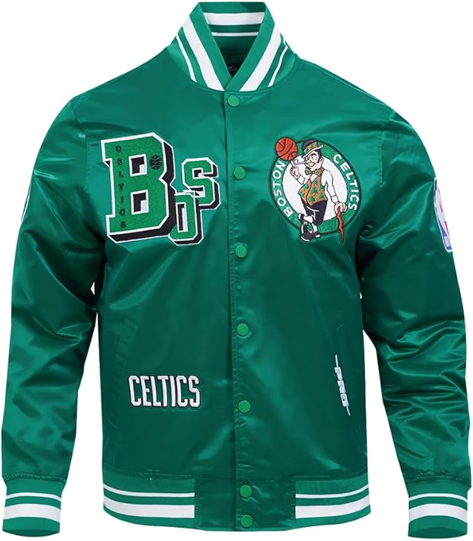 Boston Celtics Mens NBA Best Of Satin Jacket