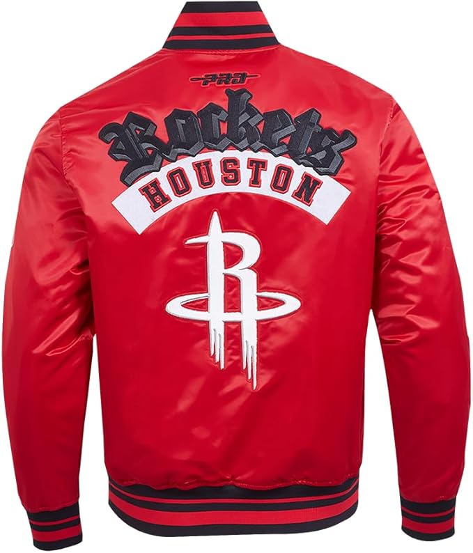 Houston Rockets Mens NBA Best Of Satin Jacket
