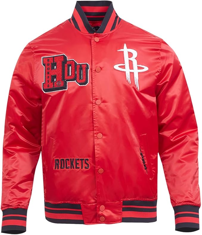 Houston Rockets Mens NBA Best Of Satin Jacket