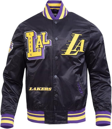 Los Angeles Lakers Mens NBA Best Of Satin Jacket