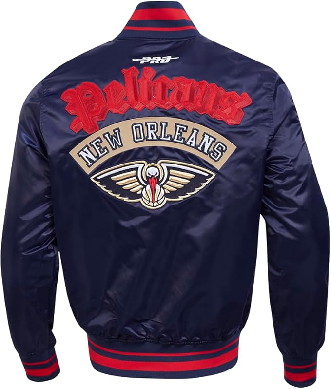New Orleans Pelicans Mens NBA Best Of Satin Jacket