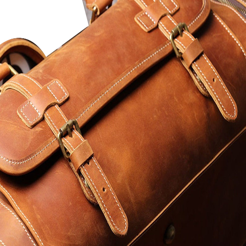 Leather Duffel Bags For Men's