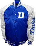 Duke Blue Devils Royal Satin Varsity Fan Jacket – Men’s Graduate Full-Snap Style