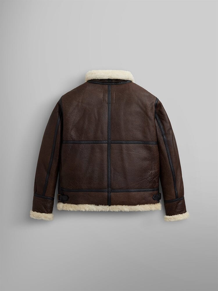 Original Shearling B-3 Bomber Jacket – Genuine Cowhide Leather with Sherpa Lining | Cowskin Jackets