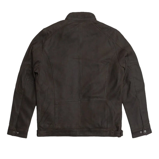 Bryce Classic Black Leather Jacket Timeless Elegance for Men