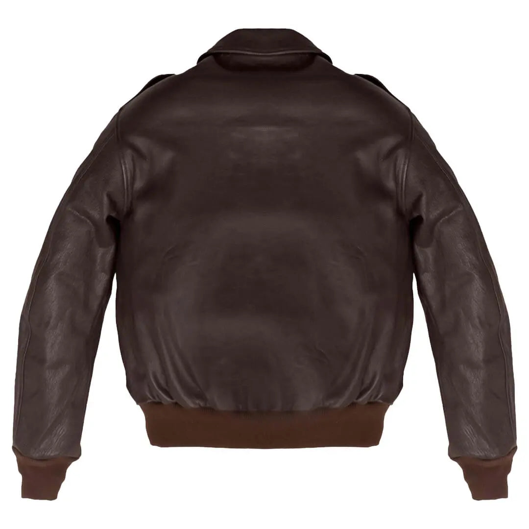 Classic Bomber Brown Leather Jacket for Timeless Style