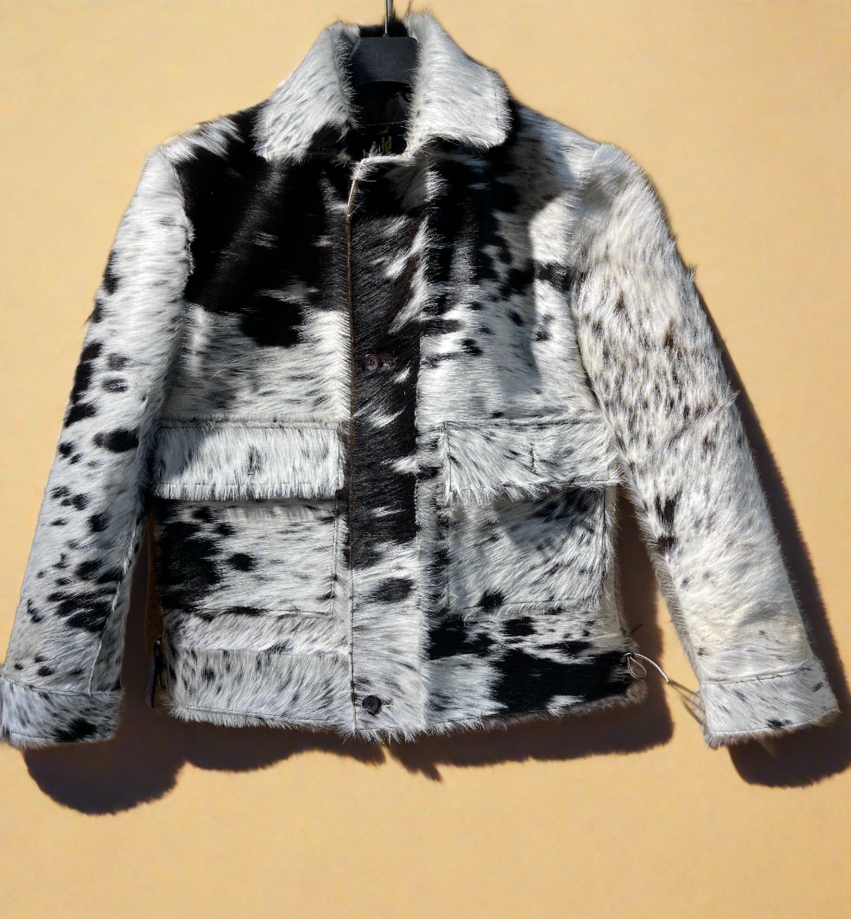 Luxury Men's Pony Skin Leather Cowhide Jacket Thejacketmakerss