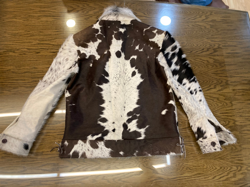 Premium men's handcrafted cowhide leather jacket, showcasing durability and classic style for versatile outerwear.