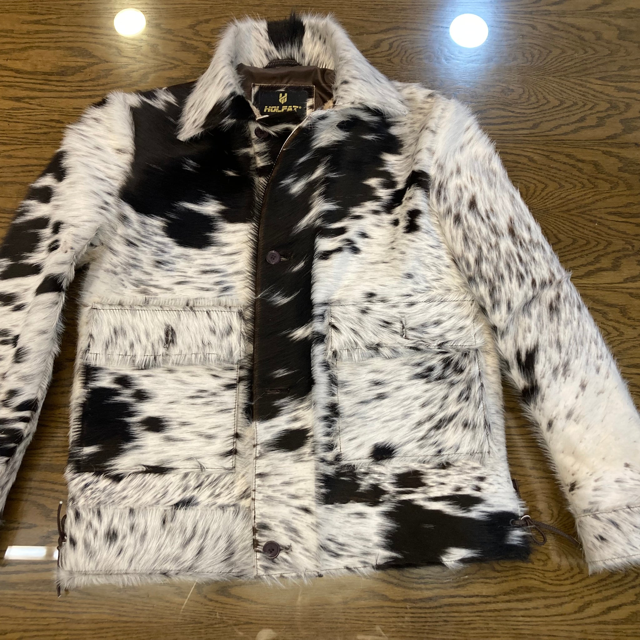 Premium men's handcrafted cowhide leather jacket, showcasing durability and classic style for versatile outerwear.