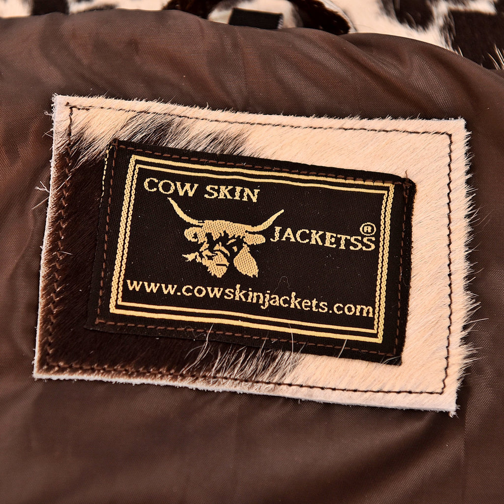 Women's Western Style Cowhide Leather Long Trench Coat