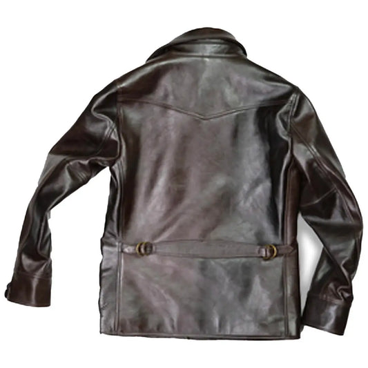 Leather Jacket for Men Handcrafted Black Biker Style