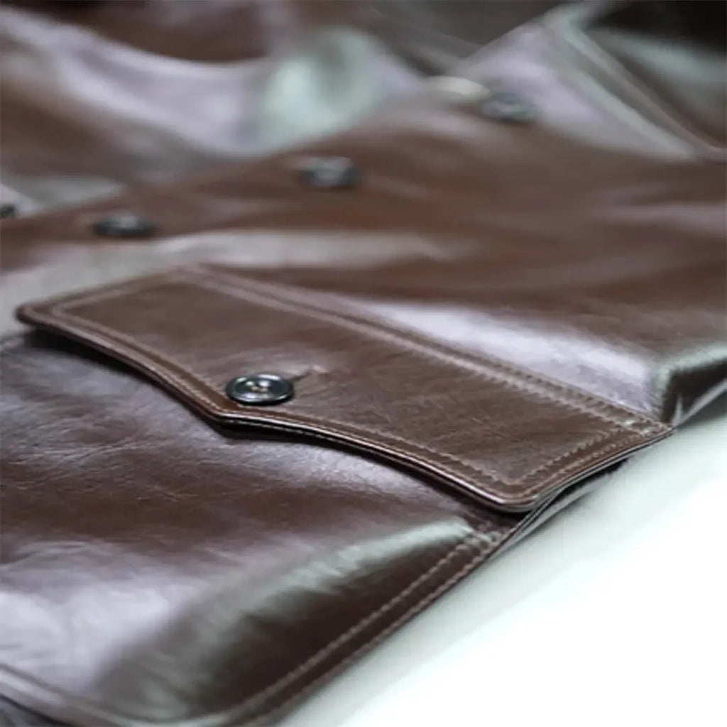 Leather Jacket for Men Handcrafted Black Biker Style