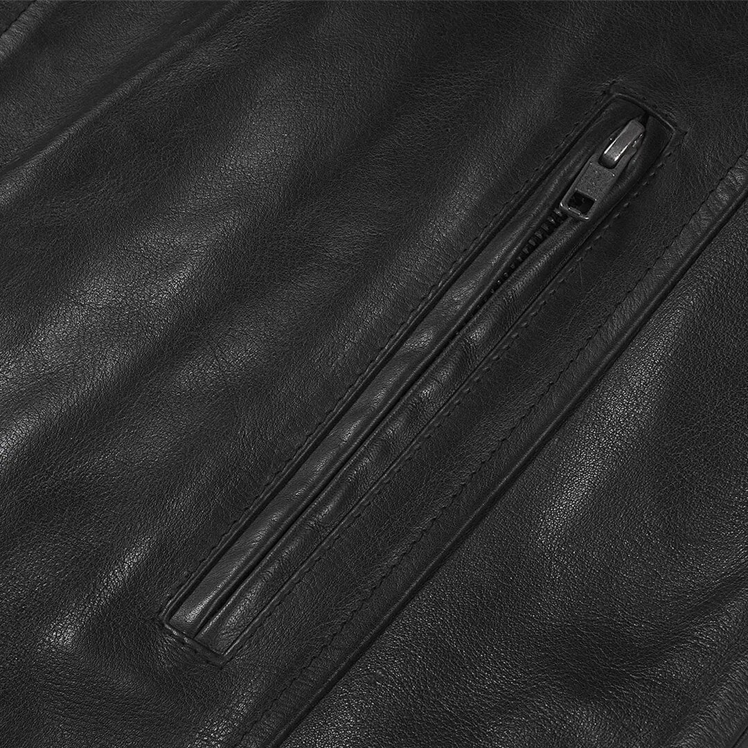 Men's ARDGHAL Black Leather Vest Sleek Urban Fashion