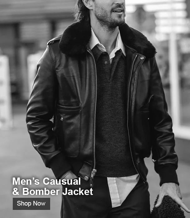 Men's Bomber Leather Jackets – Classic & Stylish Outerwear for All Seasons | Jacket Makers USA & UK


