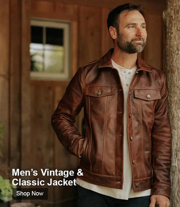 Men's Vintage Leather Jackets – Retro-Style Outerwear with Timeless Appeal | Jacket Makers USA & UK

