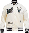 Milwaukee Bucks Mens NBA Best Of Satin Jacket Black