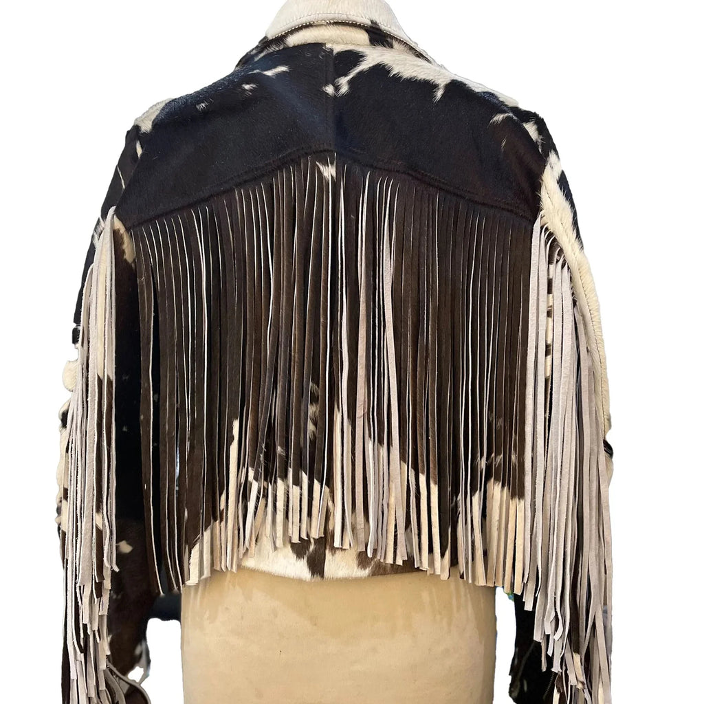 Contemporary White Cream Cowhide Leather Jacket Thejacketmakerss