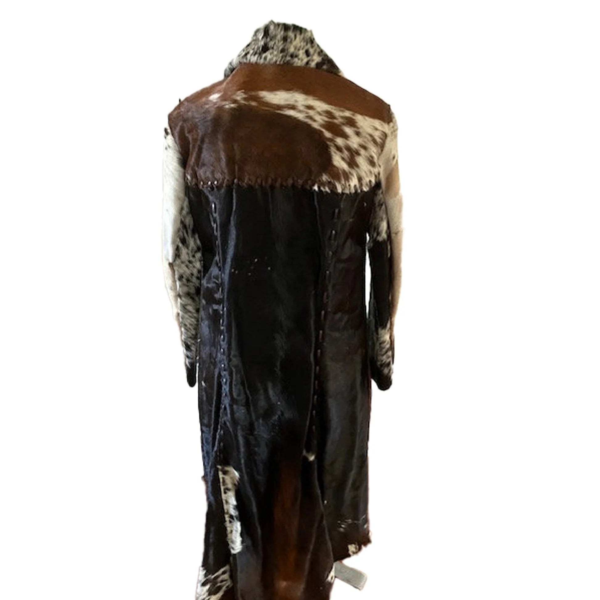 Leather Long Coat Genuine Cow Hide Stylish Outerwear Thejacketmakerss