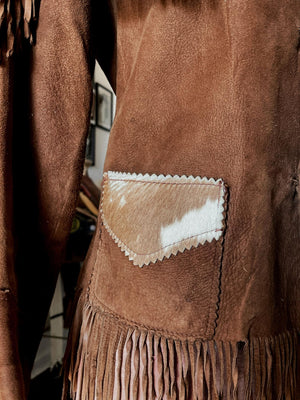 Cowboy hair on pony skin jacket for men's Thejacketmakerss
