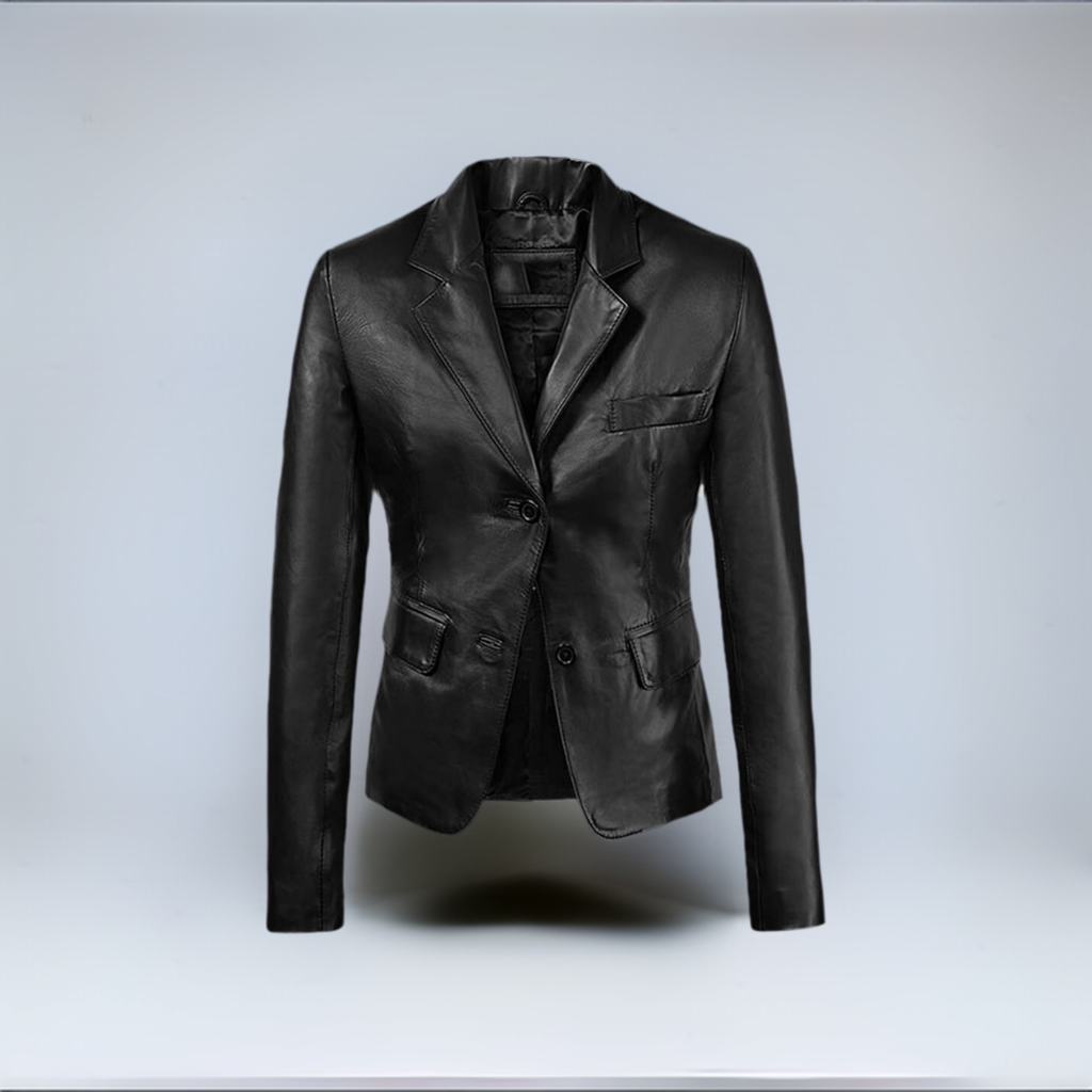 Adelina Leather Blazer Cult Men and Women Black  Stylish Leather Jackets coat