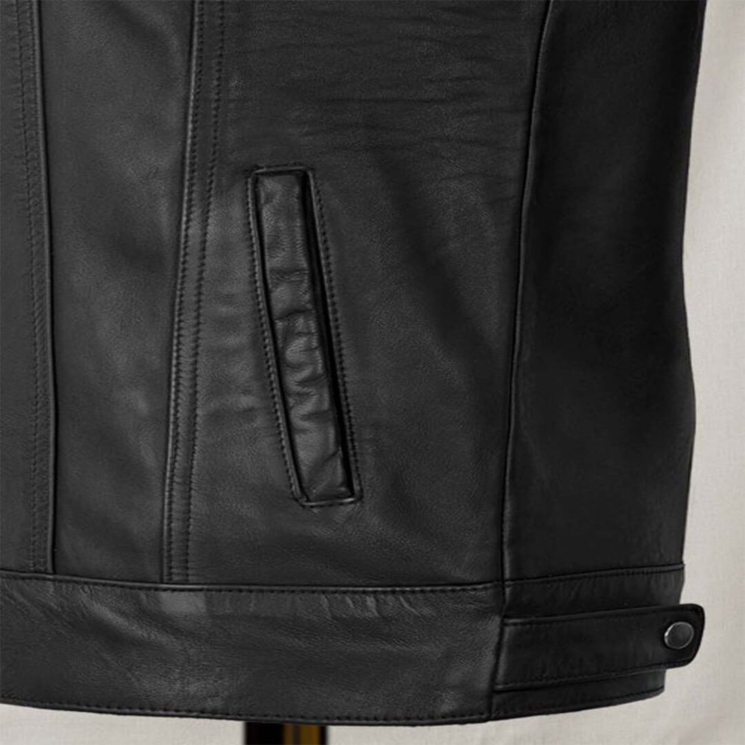 Man Black Leather Jacket a Timeless and Versatile Piece for the Modern Man