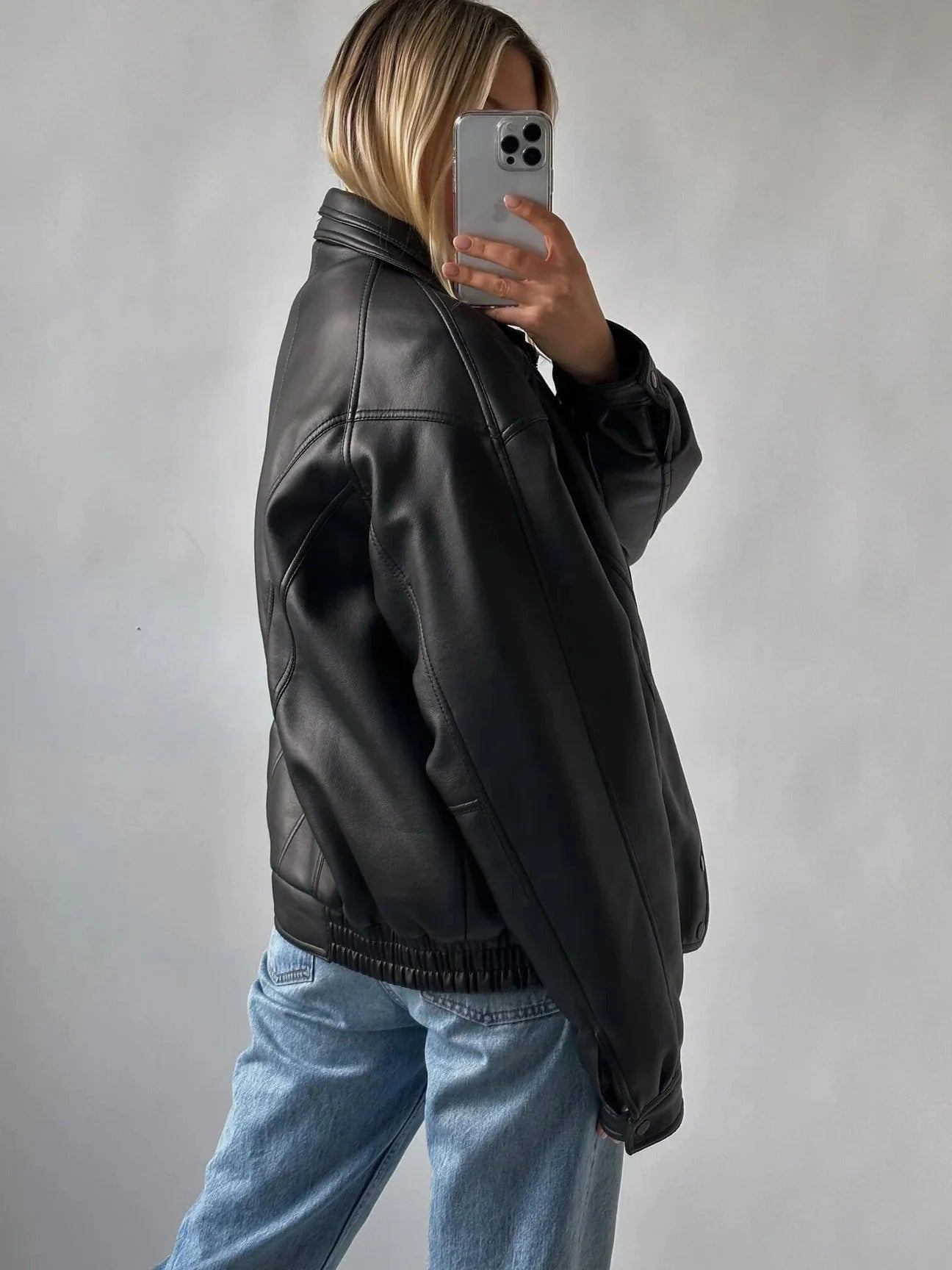 oversized leather jacket Oversized leather jacket for women Best oversized leather jacket for women leather jacket genuine black leather women jacket women leather jacket oversized black with hood