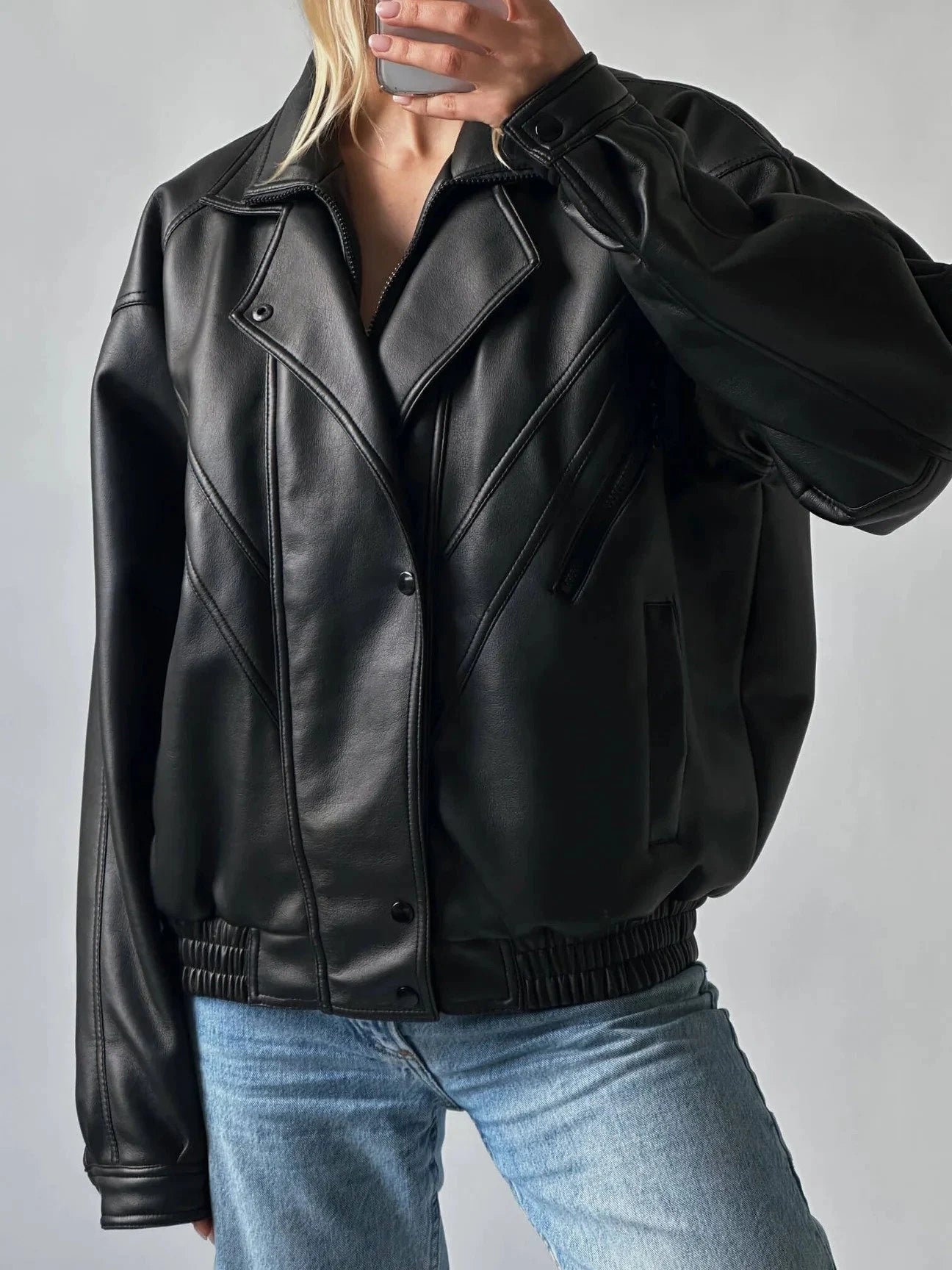 oversized leather jacket Oversized leather jacket for women Best oversized leather jacket for women leather jacket genuine black leather women jacket women leather jacket oversized black with hood