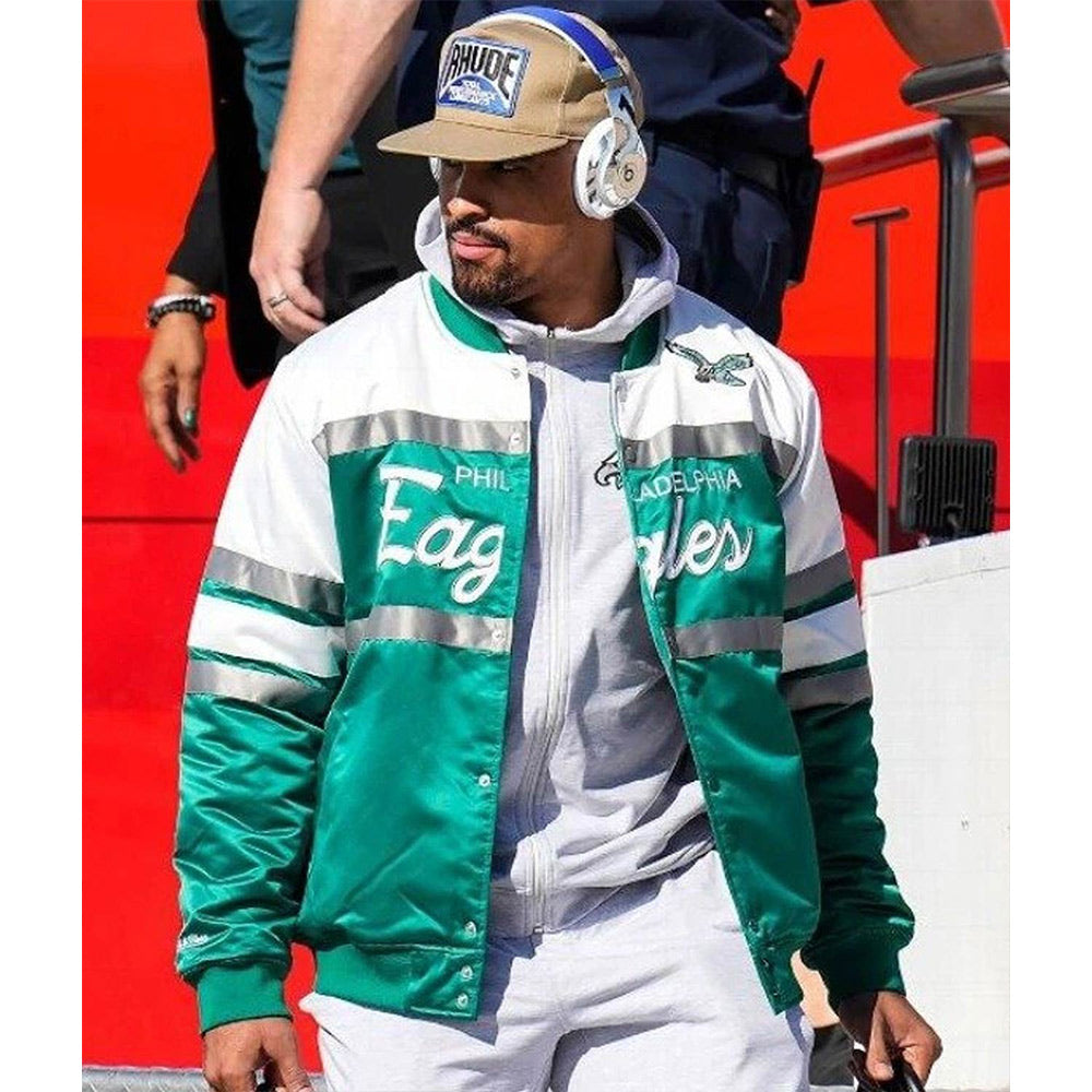 Jalen Hurts Philadelphia Eagles Script Jacket