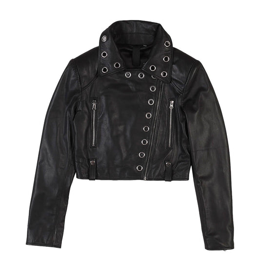 Leather Jacket for Women Moto Jacket.