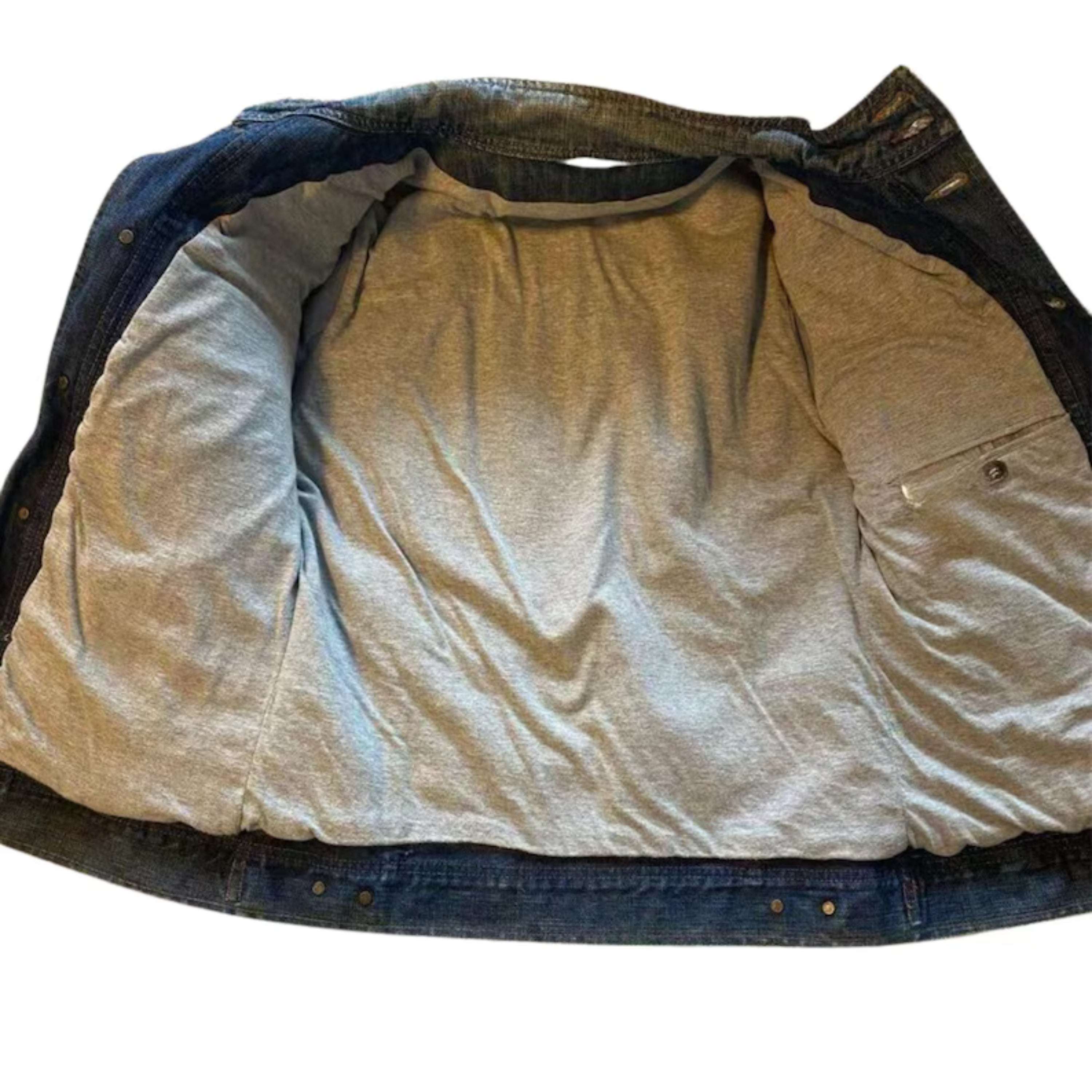 Men's Cowhide Jacket Pony Hair with Denim | Hair-On Hide Leather Cowboy Western Coat The Jacket Makers