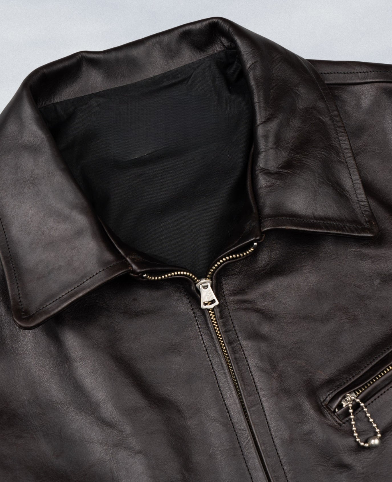 Leather Jacket for Men Handmade Distressed Black Top Field Biker Style real Lamb Skin Leather