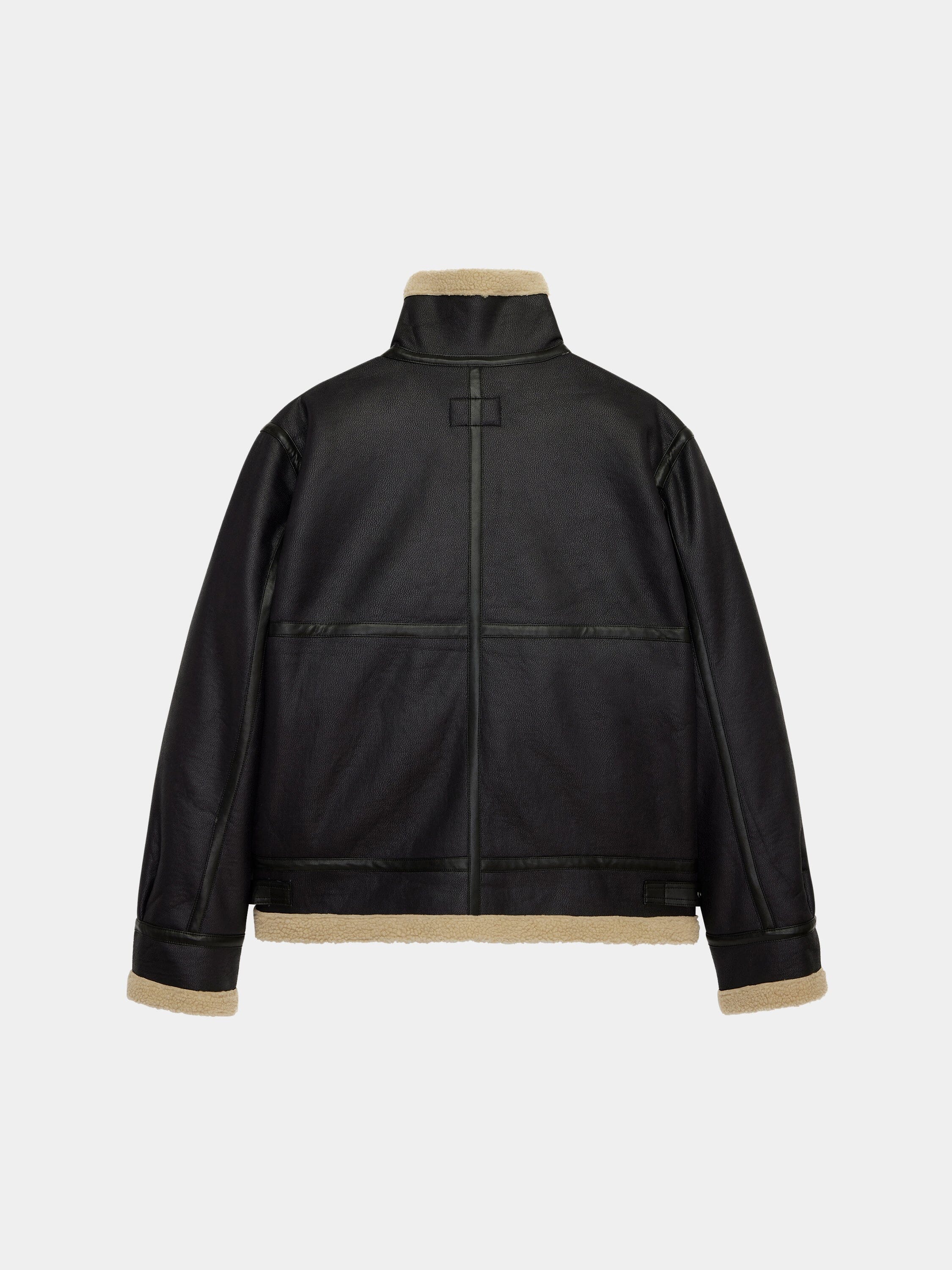 black mouton jacket B-3 suède jacket 90s 【公式通販】