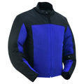 DS Cross Wind Micro Mesh Mens Motorcycle Jacket - Blue