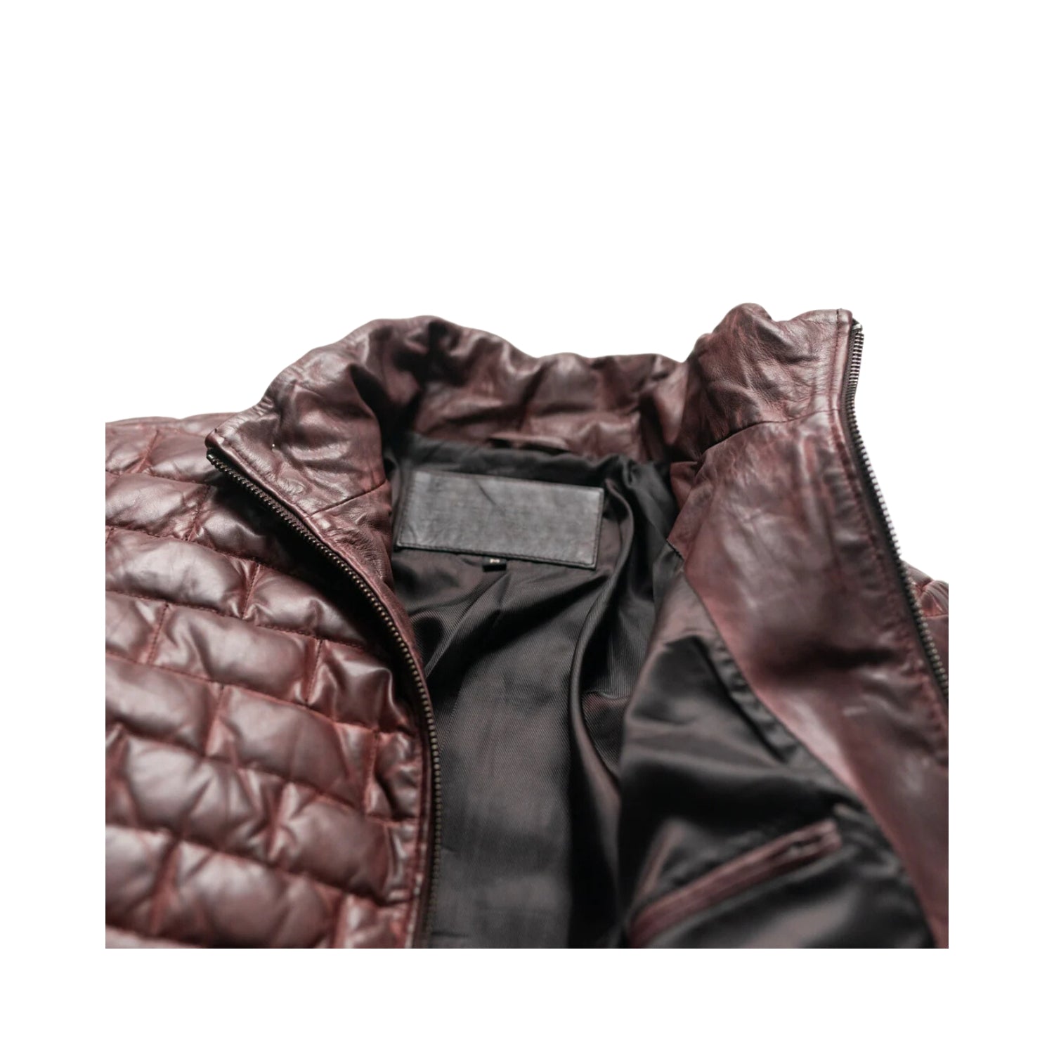 Puffer Jacket Mens Goose Down Lambskin Leather Jacket Lightweight Zip Up Winter Mens Bomber Puffer Coat The Jacket Makers