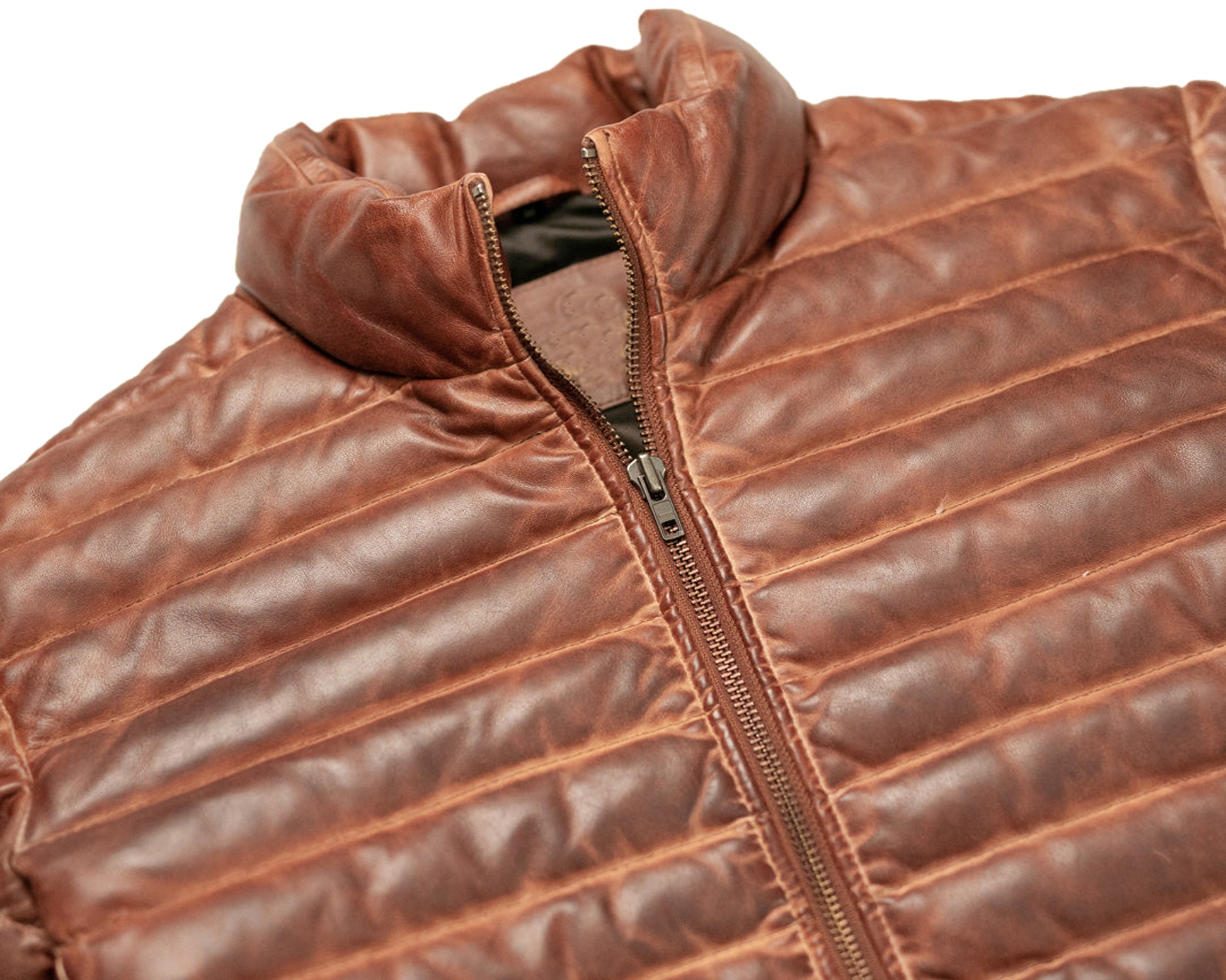 Puffer jacket Men's Real Leather jacket Thejacketmakerss