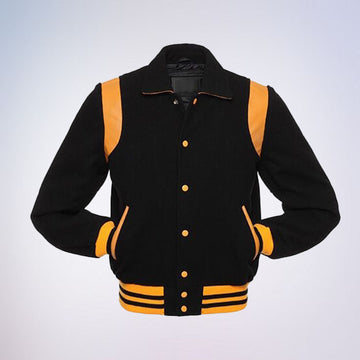 Varsity Jacket for Men, Stylish Retro College Jacket Wool Letterman Jacket Baseball Jacket The Jacket Makers