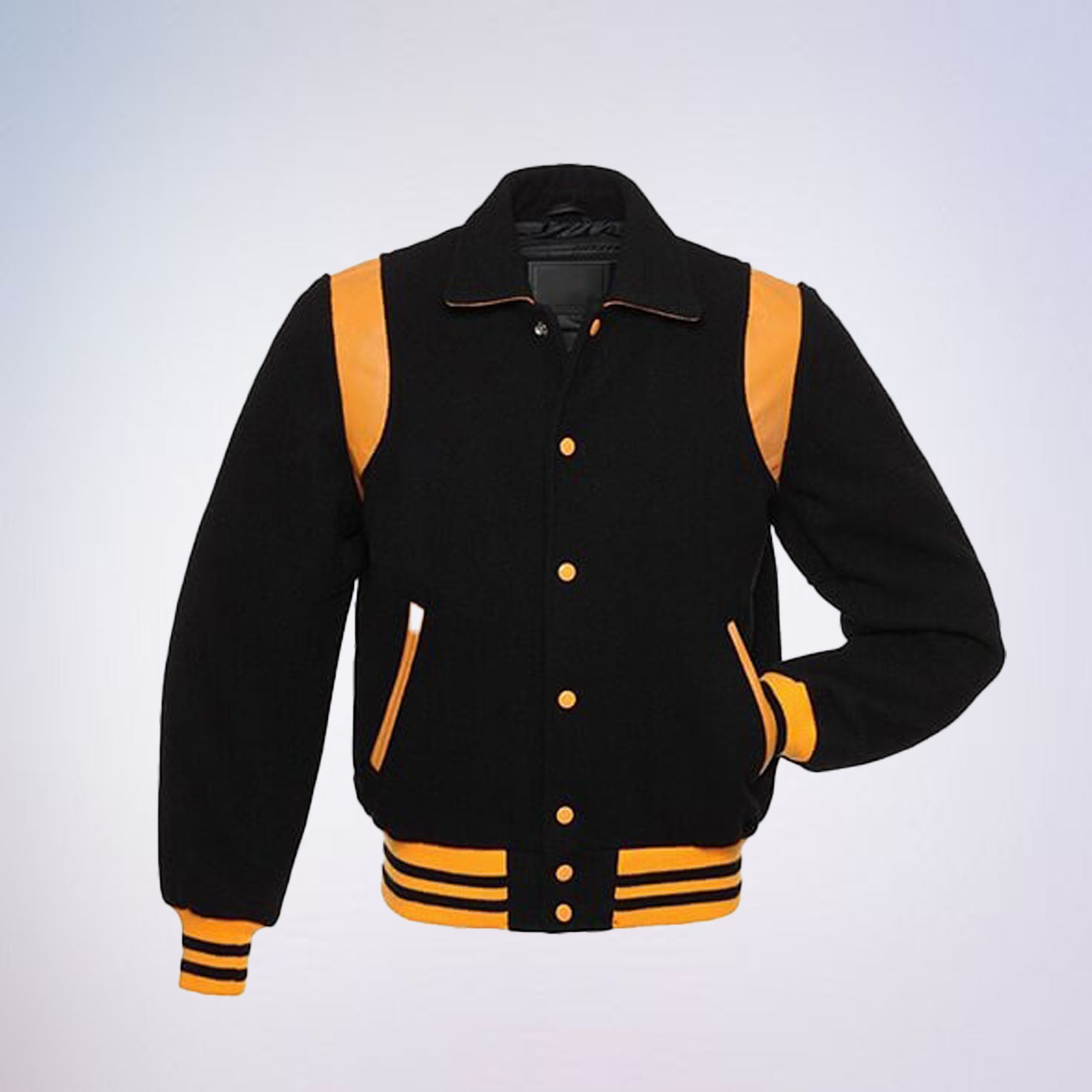Varsity Jacket for Men, Stylish Retro College Jacket Wool Letterman Jacket Baseball Jacket The Jacket Makers