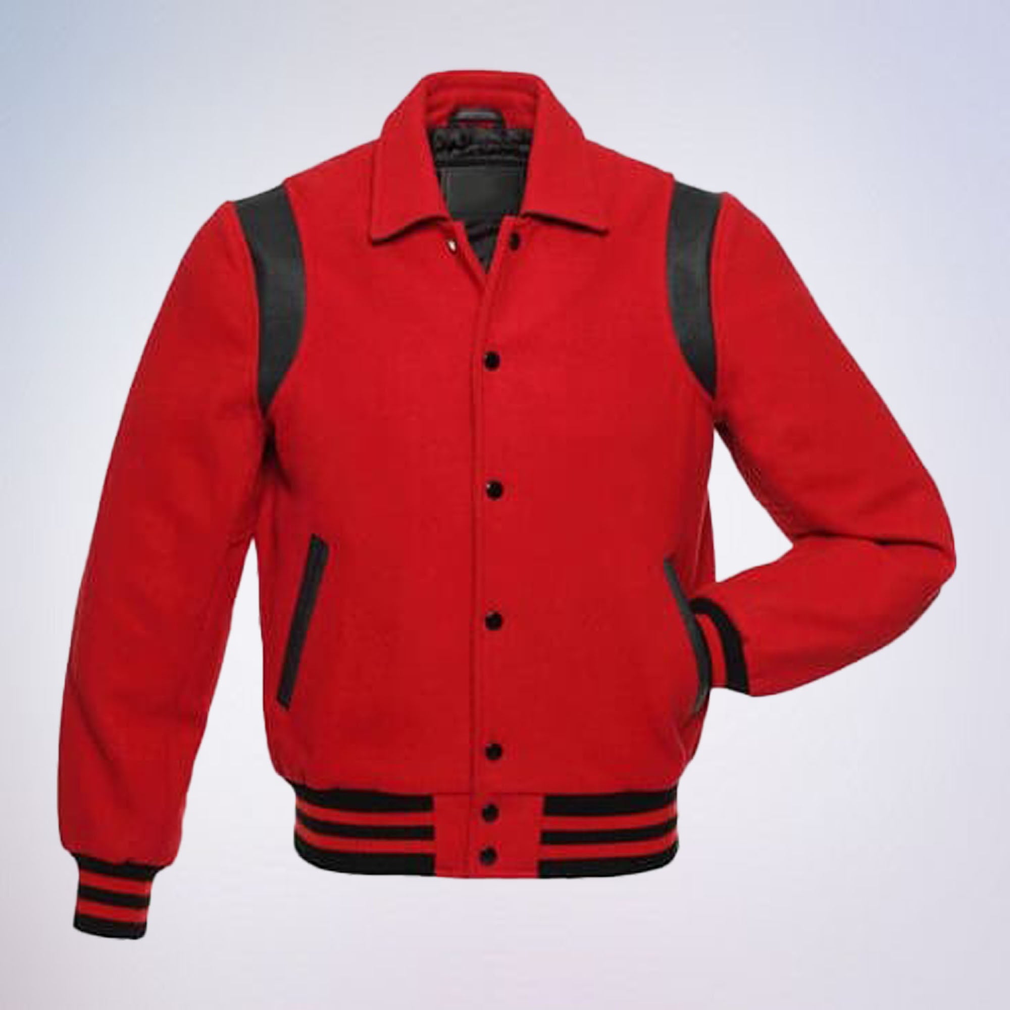 Varsity Jacket for Men, Stylish Retro College Jacket Wool Letterman Jacket Baseball Jacket The Jacket Makers